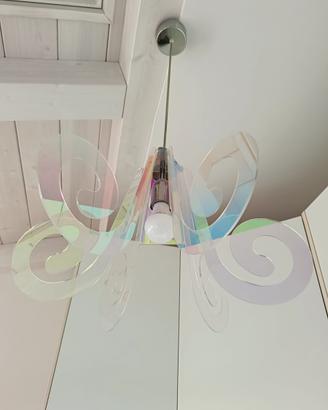 Lamoadario iridescente a spirale