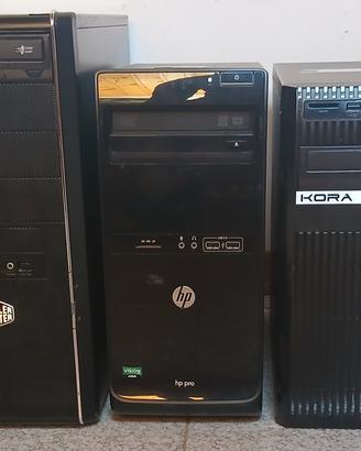 PC DA TAVOLO CON PROCESSORE  INTE i3 E INTEL i5 