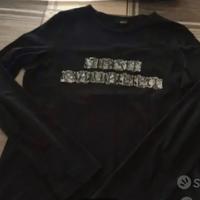 T-shirt manica lunga nera Just Cavalli originale