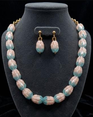 Collana Artigianale Orecchini Vintage anni 50