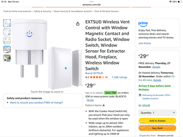 EXTSUD Sensore di contatto porta/finestra