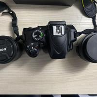 Nikon d3400 kit + nikkor 35 mm 1.8