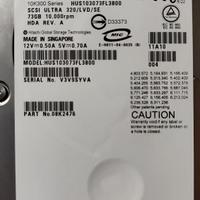 HDD SCSI 73GB - HITACHI ULTRASTAR