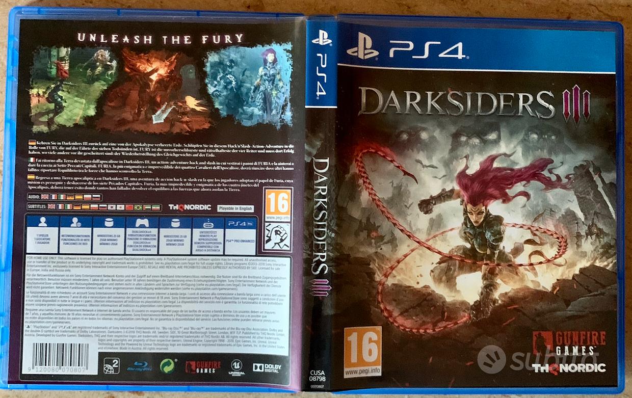 Darksiders 3 ps4 - Vendita in Console e videogiochi - Subito.it