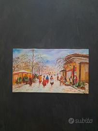 Dipinto olio su tela "
