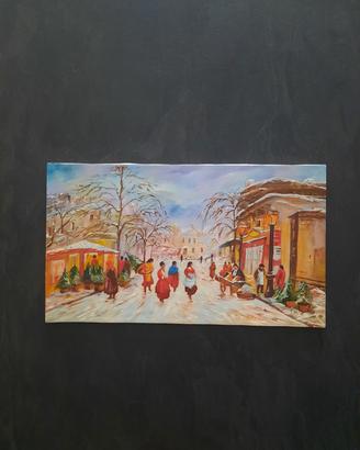 Dipinto olio su tela "