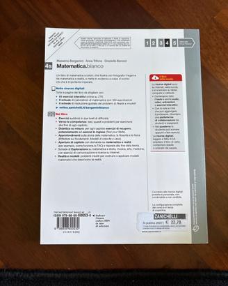 Libro matematica. Bianco