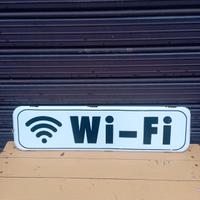 Insegna in metallo Wi-Fi