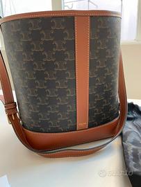 Borsa tela Triomphe Céline