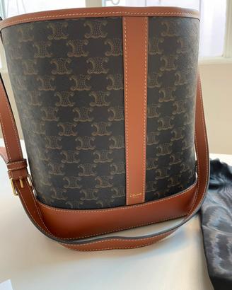 Borsa tela Triomphe Céline