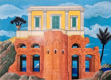 APHEL FABIO olio su tavola 70x50