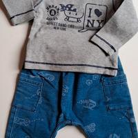 Completino e giubbotto tg. 3/6 mesi bambino