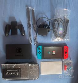 Nintendo switch perfetta completa di tutto + gioco