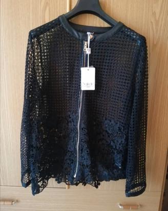 giacca donna curvy in pizzo Xxl