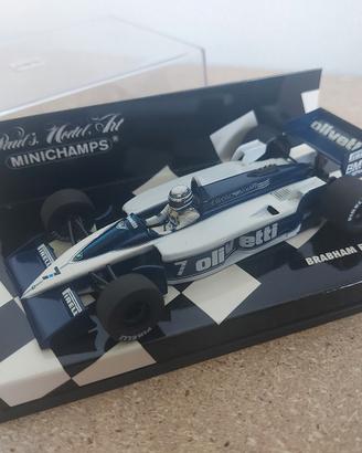 Modellino F1 Brabham BT55 R.Patrese - Minichamps 