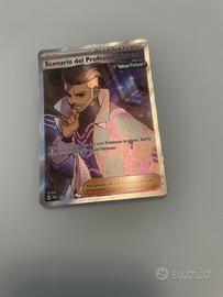 Carta pokemon scenario del professor torum