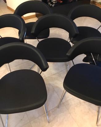 Sedie nere Calligaris