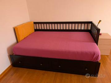 Struttura letto divano con 2 cassetti