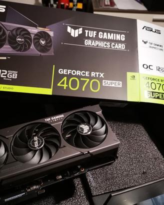 Scheda video rtx 4070 super Asus Tuf