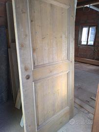 porta scorrevole massiccia vintage