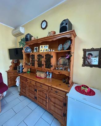 sala soggiorno mobili legno massiccio rustici