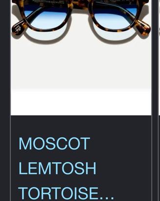 Occhiali moscot lemtosh