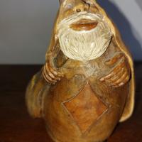 Scultura in tumore di castagno di Luigi Blanc (Val