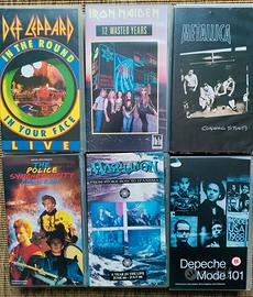 Videocassette musicali da collezione 