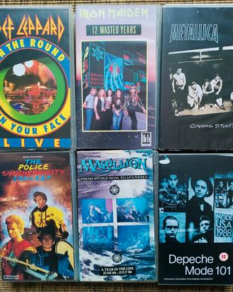 Videocassette musicali da collezione 
