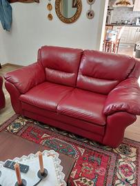 due  divani in vera pelle