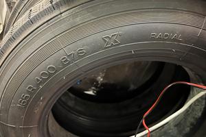Treno di gomme Michelin X 165 R 400 nuove con came