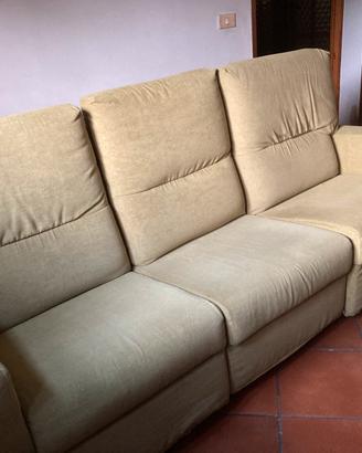 Divano a tre posti c/seduta estensibile elettrica