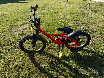 Bicicletta bambino 4-7 anni rutoe 16” alluminio