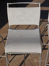 2 Sgabelli Calligaris Connubia Air CB/57 grigi