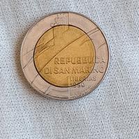 lire 500 repubblica di san marino anno 1990