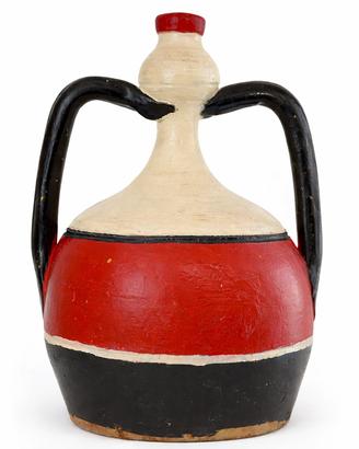 Anfora biansata pugliese in terracotta