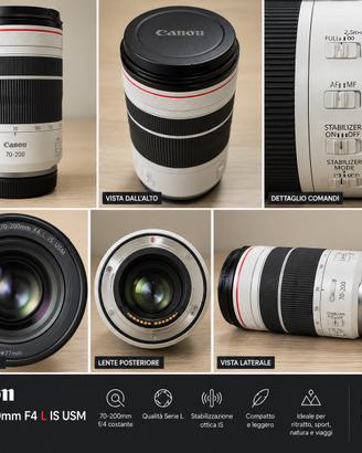 Canon RF 70-200mm F4 L IS USM + Paraluce