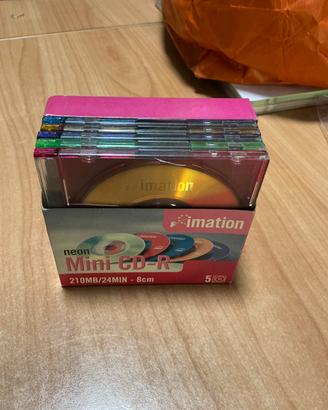 Mini CD-R confezione da 5 dischi