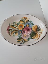 piatto ovale Ceramiche Castelli