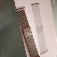 Apple Watch Band Titanio Naturale Maglia Mil.se L