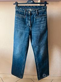 Jeans denim dritto vita alta T.40