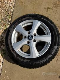 Cerchi in lega + gomme invernali mini countryman D