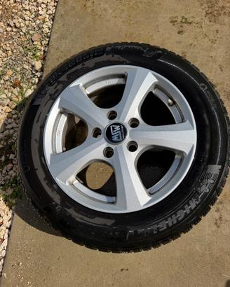 Cerchi in lega + gomme invernali mini countryman D