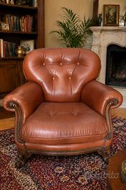 Poltrona stile Chesterfield