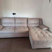 Divano cn penisola letto 3 posti maxi