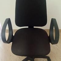 Poltrona da ufficio reclinabile usata