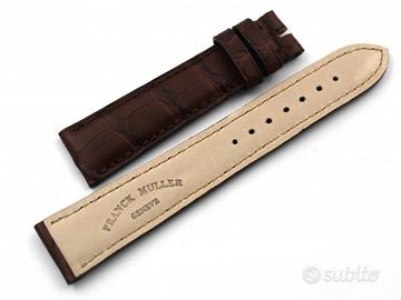 Cinturino Franck Muller Alligatore Marrone 19mm