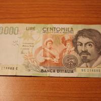 Banconota 100000 Lire, Caravaggio 1994