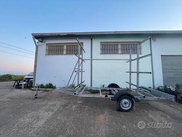 Carrello Rimorchio Saporiti porta canoe sup kayak