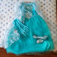 COSTUME CARNEVALE BIMBA FROZEN DISNEY